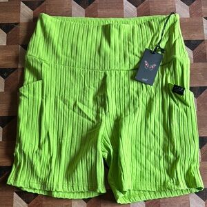 GirrlScout Phoenix Ribbed Bike Short Large